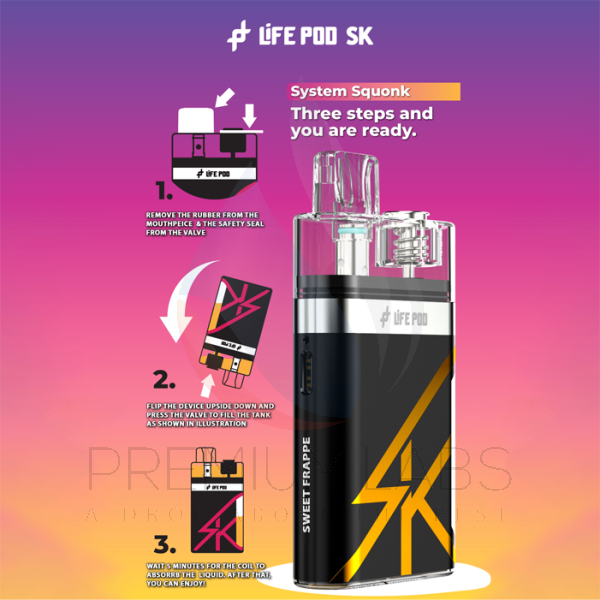 Life Pod SK Disposable-Grape Frost